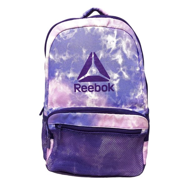 Reebok Handbags - Reebok Purple Tie-Dye Full Size Backpack
